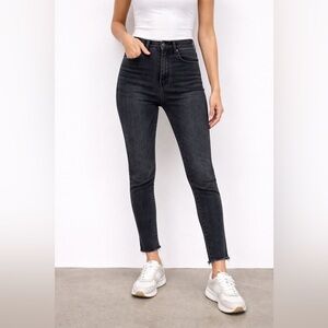 Denim Forum Charcoal Skinny Jeans